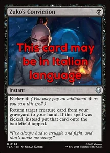 MTG 4x ZUKO's CONVICTION EXC - CONVINZIONE DI ZUKO 123 - TLA - MAGIC - Picture 1 of 1