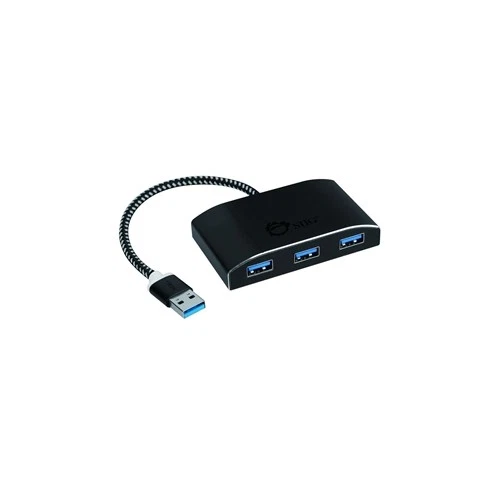Accesorio siig ju-h40f12-s1 usb 3.0 4 puertos concentrador alimentado venta al por menor Foto 1 de 1