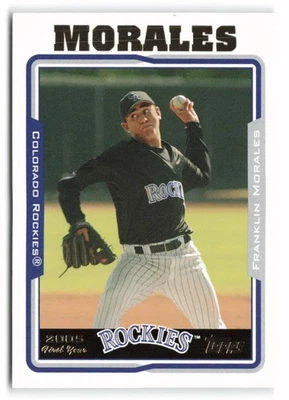 2005 Topps Updates & Highlights #UH306 Franklin Morales Rookie Rockies RC - Image 1 of 2