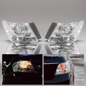 Crystal Clear Lens Brake Tail Light Turn Signal Cover For 2008-12 Accord Sedan - Bild 1 von 12