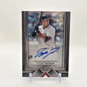 2023 Topps Museum Collection Archival /299 Tyler Freeman #AA-TF Rookie Auto RC - Foto 1 di 2