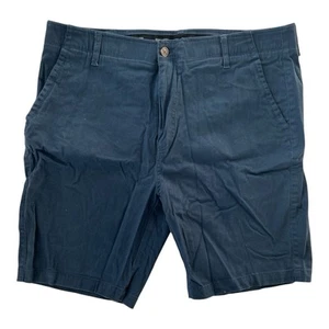 Pantalones Cortos Iron Co Para Hombre Frente Plano Elastizados Cómodos Flexibles Cintura Azul Marino Talla 38 - Imagen 1 de 9