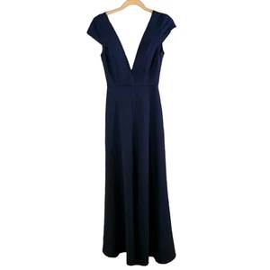 Vestido de Dama de Honor Jenny Yoo Collection Cara Manga Gorra en Azul Marino Para Mujer 2 - Imagen 1 de 7