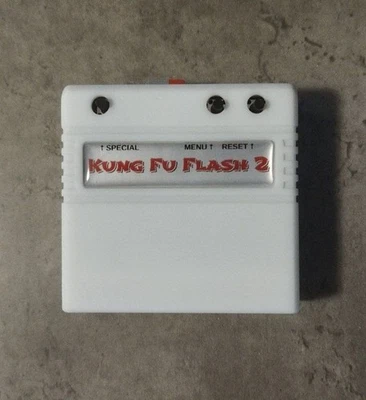 Kung Fu Flash 2 USB-C Cartridge for Commodore 64/128 bubble sticker and SLA case - Image 1 of 4