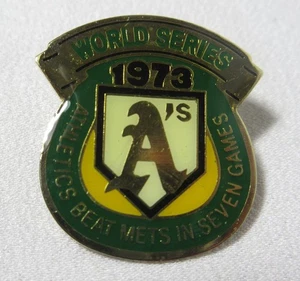 Unocal 76 1990 World Series Oakland A's Lapel Hat Pin #3 Athletics MLB - Picture 1 of 3