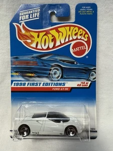Hot Wheels 1998 First Editions #14/40, Ford GT-90, White,  Collector #668 - Picture 1 of 5