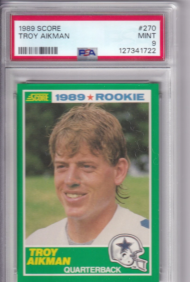 SCORE Troy Aikman Rookie Football Trading Card Singles for sale | eBay