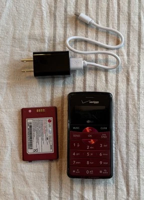LG Verizon VX9100M Red Cell Phone - See photos & description - Image 1 of 4