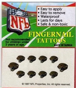 NFL Fingernagel Tattoos Jacksonville Jaguars - Bild 1 von 1