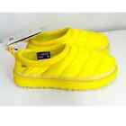 New UGG Womens Tasman LTA Canary Polyester Puff Slippers Shoes Yellow Size 7