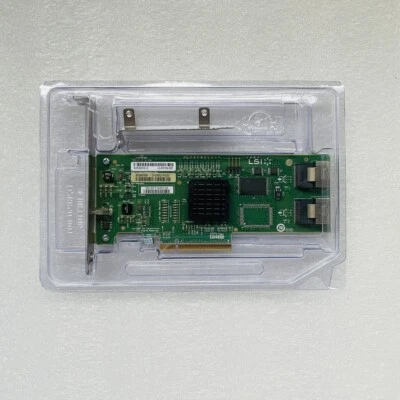 LSI SAS3081E-R 3Gb/s 8 Port SATA/SAS 1068E Host Adapter Controller Card PCI-E - Bild 1 von 4