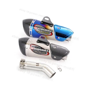 51mm For Suzuki GSXR 750 GSXR600 2011-2025 Steel Muffler Exhaust Tips Mid Pipe - Picture 1 of 12