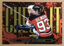 1997-98 DOUG GILMOUR SCORE CHECK-IT HOCKEY INSERT #6 NEW JERSEY DEVILS
