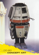 2018 Solo A Star Wars Story Yellow #95 DD-BD Concept Art