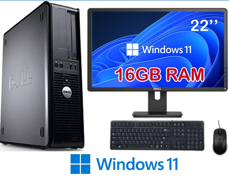 POSTAZIONE I5 PC WINDOWS 11 RAM 16 GB COMPUTER E MONITOR 22 DESKTOP COMPLETA ssd - Immagine 1 di 4