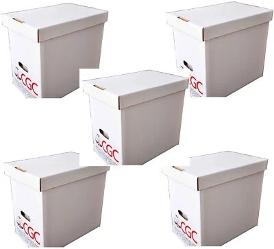 E. GERBER 5 E.Gerber Authorized CGC Comic Book Boxes