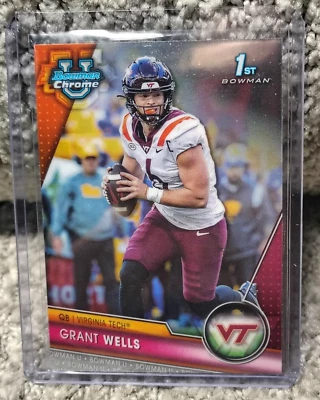 2023 Bowman University Chrome - #194 Grant Wells (RC) - Image 1 of 2