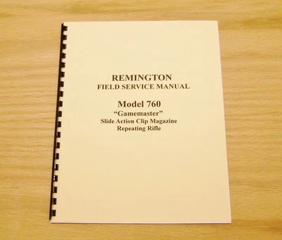 Manual de servicio de campo Remington modelo 760 armero - #15 Foto 1 de 2