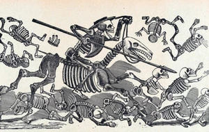 JOSE GUADALUPE POSADA DON QUIXOTE ART GICLEE PRINT FINE CANVAS - Picture 1 of 4