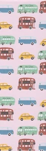 Buses, Taxis & Vans decorative paper, laminated bookmark - Picture 1 of 1