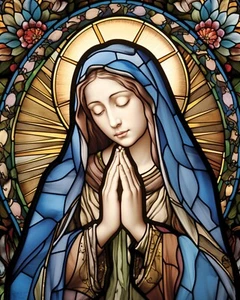 OUR LADY THE VIRGIN MARY - UNFRAMED A4 PRINT - ROMAN CATHOLIC PICTURE 051 - Picture 1 of 1