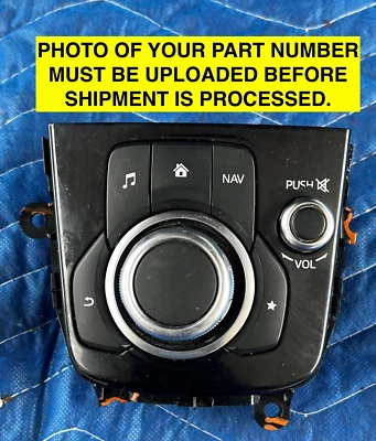 📛 2014-2018 MAZDA 3 RADIO NAVIGATION CONTROL BHN1-66-CM0 📛 - Image 1 of 4