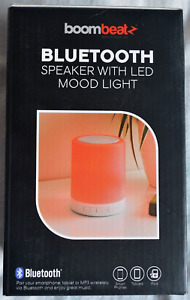 Bluetooth Wireless Speaker LED Colour Changing Mood Light rechargeable night new