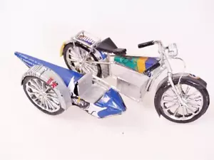 Motocicleta BMW R32 con sidecar = 15 cm modelo de chapa coche de chapa coche lata - Imagen 1 de 5