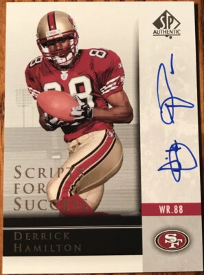 2004 SP Authentic Scripts For Success Autographs Derrick Hamilton SS-DH - Image 1 of 2