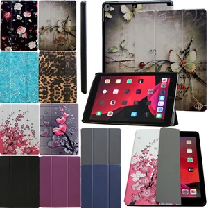 Smart Case for 10.2-IN iPad 7 /iPad 8 Sleep Wake up PC Leather Cover Folio Stand - Picture 1 of 45