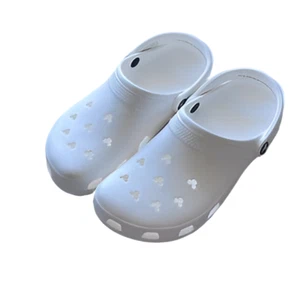 Disney White Mickey Head Icon Crocs - Picture 1 of 5