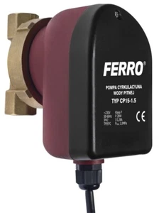 Ferro Zirkulationspumpe Trinkwasserpumpe CP15-1.5 Umwälzpumpe Brauchwasserpumpe - Bild 1 von 2