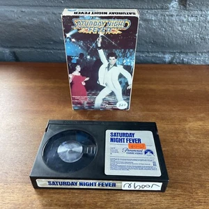 Saturday Night Fever Beta Betamax Tape Paramount Home Video John Travolta - Picture 1 of 11