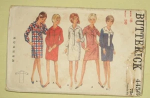 Vestido de mujer vintage Butterick costura patrón talla 18 #4456 - Imagen 1 de 2