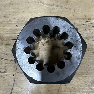 2-3/8" 8 Kohlenstoffstahl Sechskant Spezialgewinde Schneideisen - Bild 1 von 15