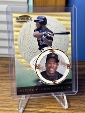 1999 Pacific Invincible # 95 Rickey Henderson NY Yankees