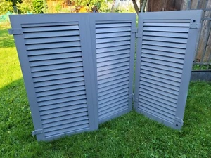 Fensterladen - Aluminium - gebraucht - Höhe 119 cm, Breite 60 cm - Bild 1 von 14