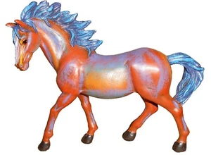 Pferd stehende Skulptur mit Regenbogen Highlights 8,25" H Harz Figur - Bild 1 von 1