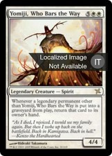 1X Yomiji, Who Bars the Way Betrayers of Kamigawa NM/EX Italian MTG CARD