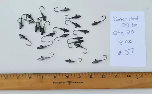 Lotto maschere Darter Head - ami Bullet weighit 1/32 - attrezzi da pesca lotto 20 quantità #J7 - Foto 1 di 1