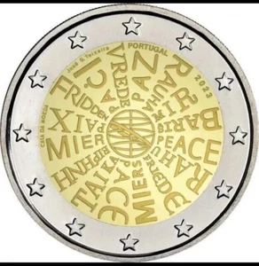 2 Euros Portugal 2023. Paz entre naciones. Sin circular - Imagen 1 de 1