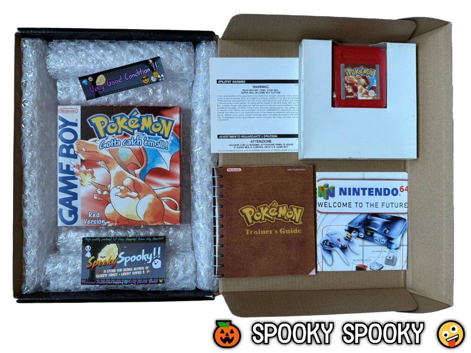 Pokemon Red Version Nintendo Game Boy - UK PAL VGC CIB - High Quality Packing - Image 1 of 4