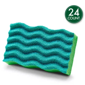 Libman Anti-Bacterial Non-Scratch Cleaning Sponges, 24 Pack - Picture 1 of 12