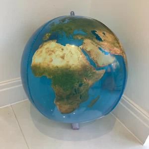 Durchsehen 22" Kugelkugelkugel runde Erdballons Globus Weltkarte Atlas Edition - Bild 1 von 3