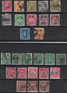 PHILIPPINES - LOT DIVERS TIMBRES AVEC UN ENSEMBLE DE VARIETES DE SURCHARGE - Picture 1 of 3
