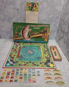 Lucky Fisherman Board Game 1959 Whitman Publishing 4704:100 Vintage PLEASE READ - Picture 1 of 16