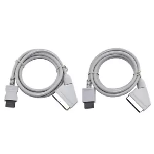 For WII NTSC / / Game Console 1.8m RGB Scart Video Cable Cord - Picture 1 of 10