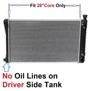 RADIATOR 618 Fits 1994-1998 CHEVY GMC C1500 K1500 4.3 wo/EOC w/TOC w/28"CORE - Picture 1 of 1