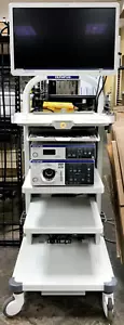 Olympus CV-190, CLV-190, sistema 190, OEV262H e carrello - Foto 1 di 8