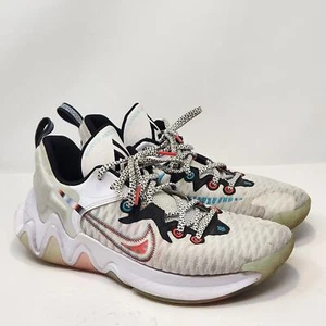 Nike Men Giannis Immortality Force Field Basketball Sneakers Size 8.5 White Low - Picture 1 of 9